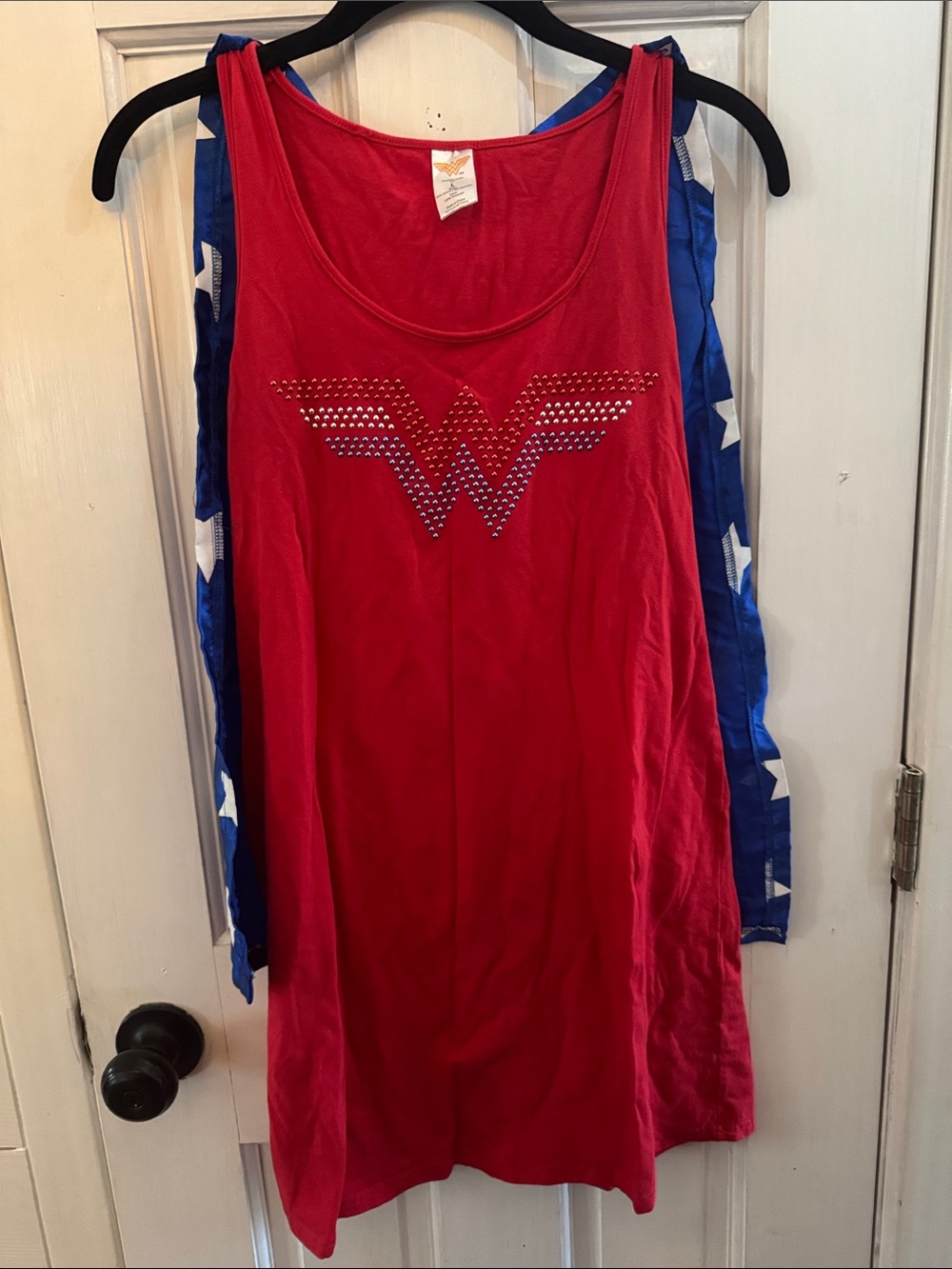 DC Comics Red Tank with Gold Wonder Woman Logo